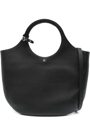 Courrèges Large Holy leather tote bag
