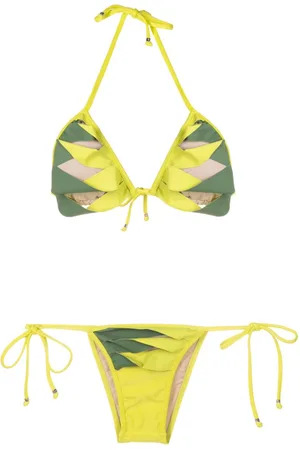 AMIR SLAMA Cut-out triangle bikini