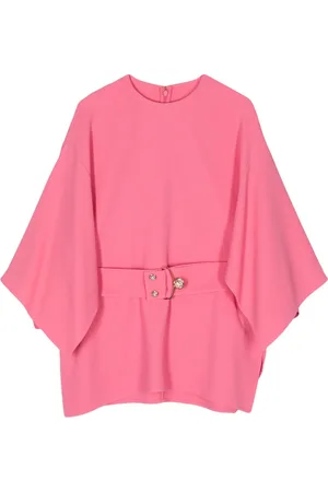 Elie saab Cady belted silk blouse