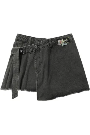 Musium Div. Wrap denim shorts