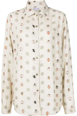 AMIR SLAMA Graphic-print long-sleeve shirt