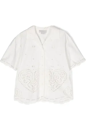 Stella McCartney Broderie-anglaise cotton shirt