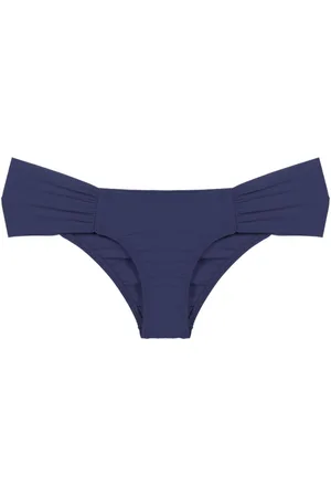 AMIR SLAMA Gathered low-waisted bikini bottoms