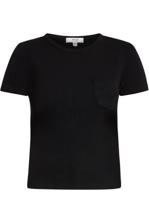 AGOLDE Ribbed organic cotton-blend T-shirt