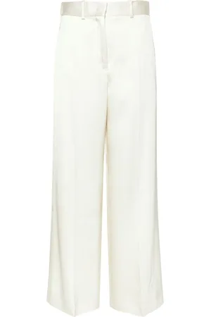 Jil Sander High-rise twill palazzo trousers