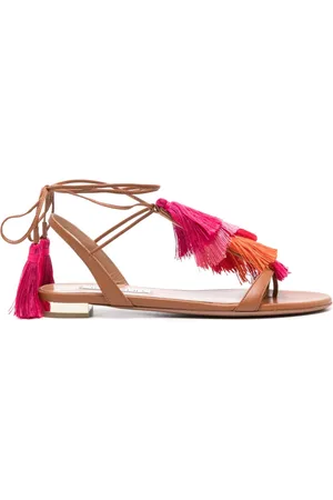 Aquazzura Capri tassel-detail sandals