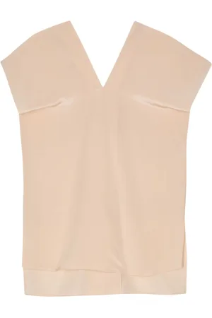 Aspesi V-neck crepe silk blouse