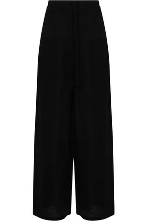 THOM KROM Chambray linen wide trousers