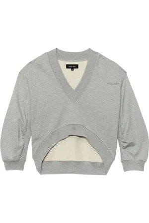 Purple Brand Asymmetric cropped sweatshirt