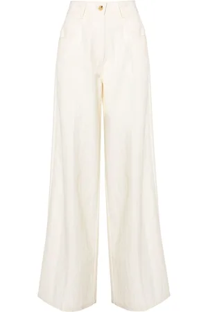 FORTE FORTE Wide-leg button-fly trousers