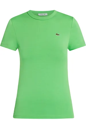 Lacoste Logo-appliqué organic cotton T-shirt