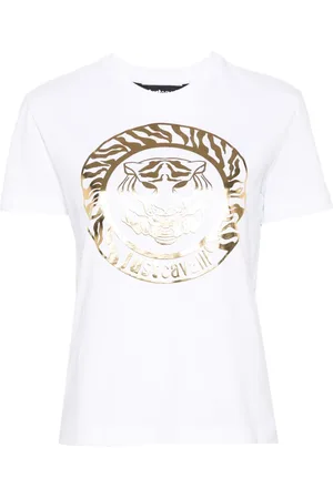 Roberto Cavalli Logo-print cotton T-shirt