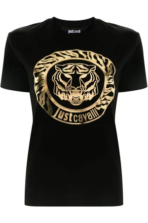 Roberto Cavalli Tiger head-print T-shirt