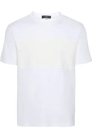 HERNO Logo-debossed scuba T-shirt