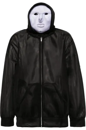 DOUBLET Transparent Android Trim hoodie