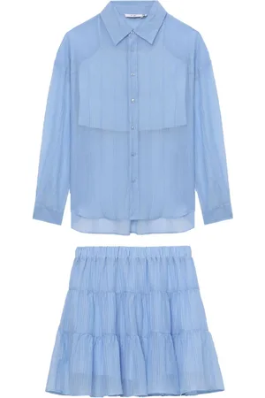 B+AB Long-sleeve shirt skirt set