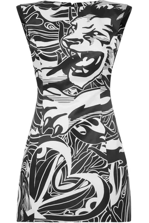 Philipp Plein Duchesse cap-sleeve minidress