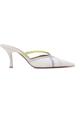 MALONE SOULIERS Pointed-toe leather mules