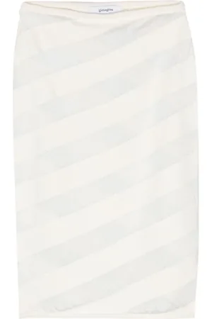 Gimaguas Zebara semi-sheer panel skirt