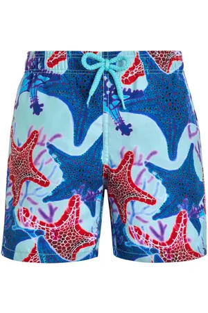 Vilebrequin Jim graphic-print swim trunks