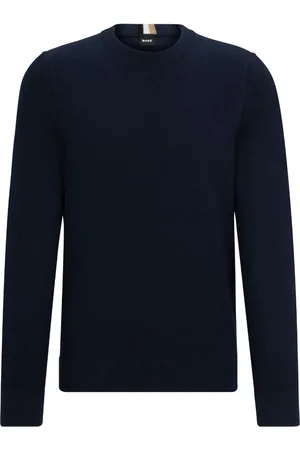 HUGO BOSS Crew-neck cotton jumper