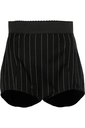 Dolce & Gabbana High-waisted pinstripe shorts