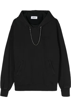 AMBUSH Ballchain-detail cotton hoodie