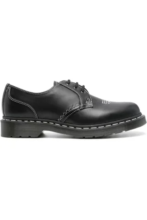Dr. Martens Contrast-stitching leather derby shoes