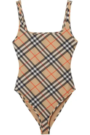 Burberry Check-pattern swimsuit