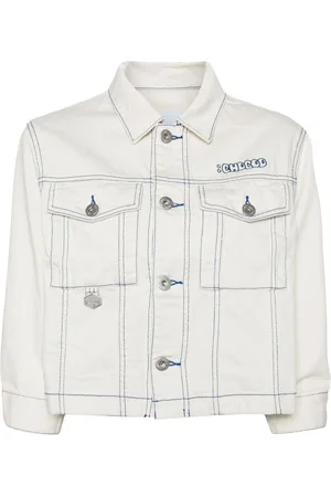 Chocoolate Logo-embroidered denim jacket