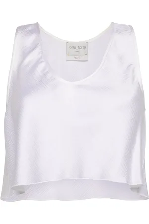 FORTE FORTE Crinkled flared top