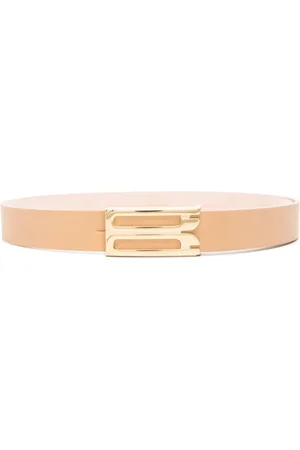 Victoria Beckham Frame leather belt