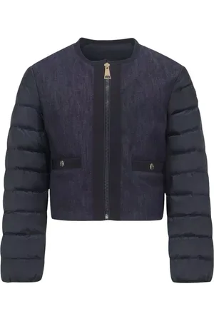 Moncler Denim-panel quilted jacket