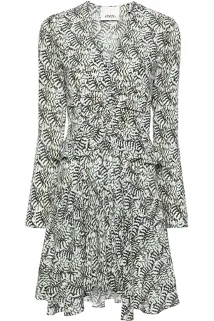 Isabel Marant Usmara abstract-print mini dress