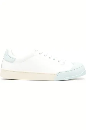 Marni Logo-debossed leather sneakers