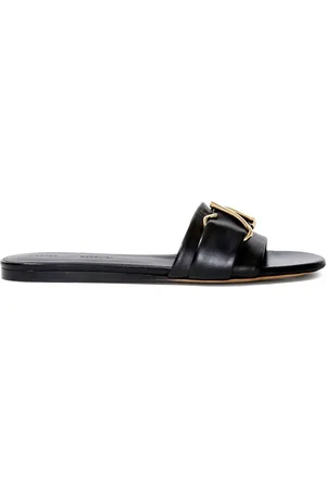 Proenza Schouler Monogram leather slides