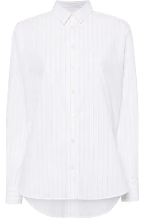 Totême Pinstripe-print cotton shirt