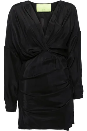 GAUGE81 Asuka drapped silk dress