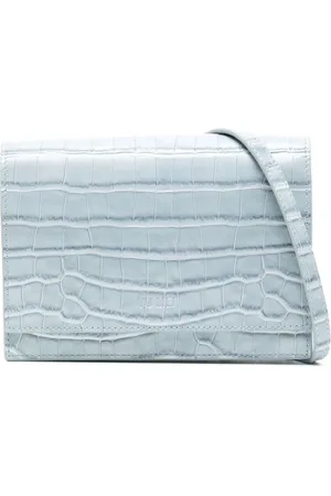 Yu Mei Suki crocodile-effect clutch bag