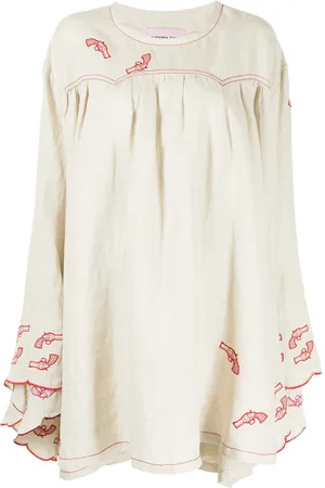 Natasha Zinko Western linen wide dress