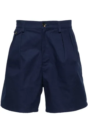 Bally Pleated cotton bermuda shorts