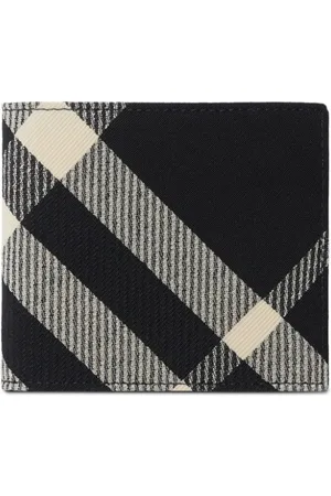 Burberry Checked bi-fold wallet