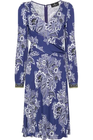 Etro Floral-print midi dress