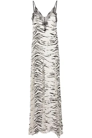 Elisabetta Franchi Animal-print maxi dress