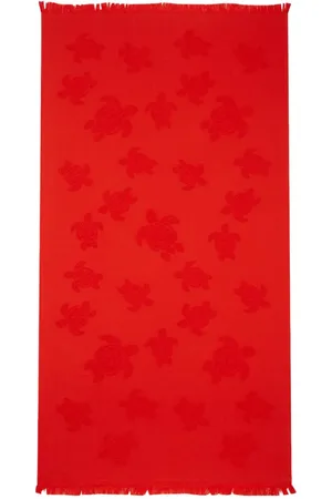 Vilebrequin Santah turtle-jacquard beach towel