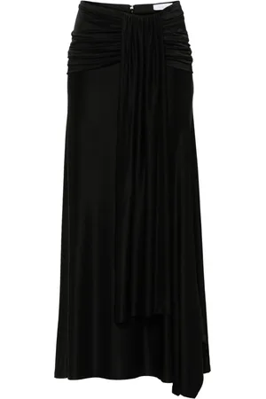 Paco rabanne Drape-detail maxi skirt