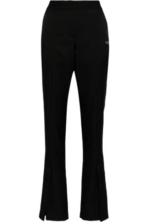 OFF-WHITE Slitted twill trousers