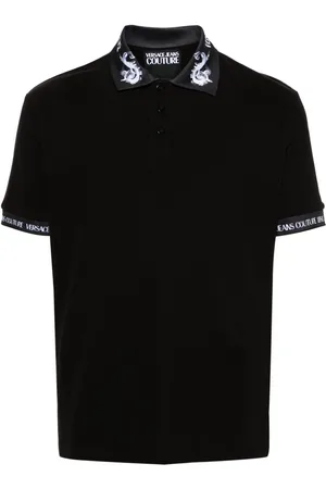 VERSACE Watercolour Couture polo shirt