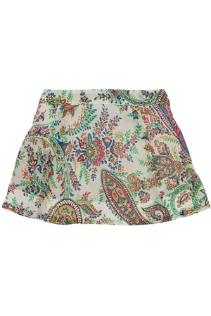 Etro Paisley-print cotton skirt