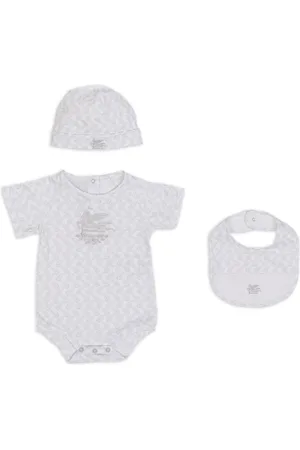 Etro Paisley-print jersey babygrow (set of three)
